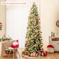 thumbnail image 2 of Costway 9 FT Pre-Lit Artificial Christmas Tree with 1228 Frosted Tips 470 LED Lights, 2 of 10