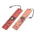 thumbnail image 5 of Juego de regalo de 4 piezas CHAO marcapáginas de madera de caoba estilo chino, 5 of 5
