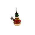 thumbnail image 4 of Kurt Adler 5-Inch USB Powered Prelit Snowman with Snowflake Glass Ornament, 4 of 8