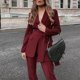 thumbnail image 2 of Conjunto de chaqueta + pantalón de temperamento a la moda de alta calidad para mujer de 2 piezas (bolsa no incluida), 2 of 4