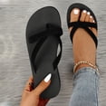 thumbnail image 6 of Agkizg Womens Indoor Outdoor Slides, Beach Walking Sandals, Slide Sandals Comfortable Plus Size Open Toe Casual Indoor Outdoor Summer Beach Slippers, 6 of 7