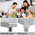 thumbnail image 6 of FDW Stainless Steel Kitchen Prep and Work Table, 60" x 24” x 35"，Silver, 6 of 7
