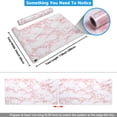thumbnail image 6 of CRE8TIVE Pink Marble Contact Paper Waterproof 24"x118" Wide Pink Marble Wallpaper Peel and Stick Self Adhesive Removable Granite Vinyl Paper for Bedroom Kitchen Walls Countertops Cabinets Furniture, 6 of 7