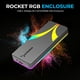 thumbnail image 2 of Carcasa SSD SABRENT Rocket RGB USB C de 20 Gbps M.2 Sata/NVMe, 2 of 6