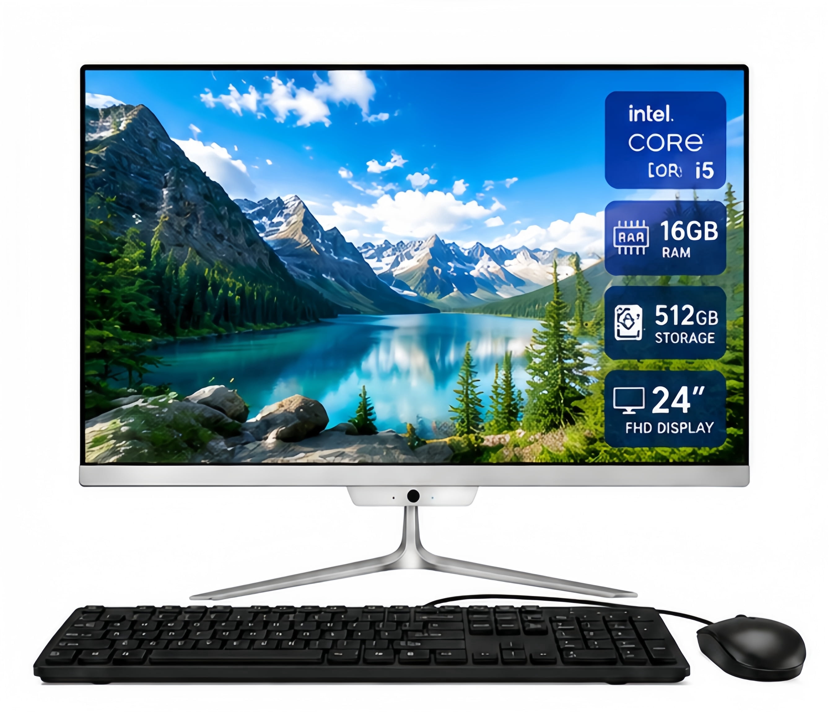 ASUS All-in-One Desktop, A3402WBA-WS503T, 23.8