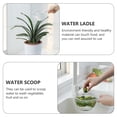 thumbnail image 4 of SHISUYAN 2pcs Water Ladles Practical Kitchen Long Handle Water Scoops (Transparent), 4 of 6