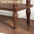 thumbnail image 2 of CBJCBJ Minimal Assembly Console Table, Entryway Table with 2 Drawers and Open Shelf, for Living Room, Brown, 2 of 8