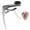 Chrome, variant on Guitar Capo with Pick Holder & Plectrum for Acoustic Electric Guitars
