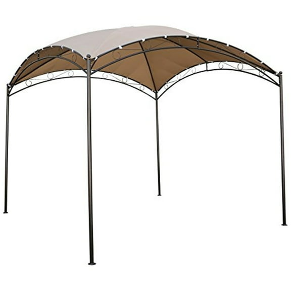 Square Dome Gazebo - Steel Frame Canopy ShelterOutdoor Patio Garden Party Event 118"