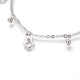 thumbnail image 2 of Tarnish Resistant 304 Stainless Steel Charm Anklets Heart and Round Stainless Steel Color 9-1/4 inch(23.5cm) 2mm, 2 of 3
