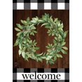 thumbnail image 3 of Briarwood Lane Farmhouse Wreath Everyday House Flag, 3 of 4