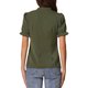 thumbnail image 3 of INSPIRAR CHIC Blusas de Verano para Mujeres de Color Sólido con Lazo en el Cuello y Mangas Cortas para Usar en el Trabajo Verde Oliva L, 3 of 5
