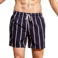 thumbnail image 6 of POTETI Mens Board Shorts Swimwear Quick Dry Striped Print Beach Casual Swim Trunks Swimsuit,XL, 6 of 6