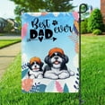 thumbnail image 3 of Best Shih Tzu Dad Ever Happy Father's Day Garden Flag 12x18in Double Sided Lion Dog Lover Gifts Outdoor Decor - 02006, 3 of 5