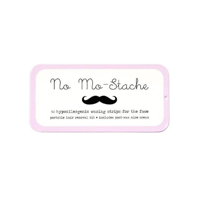 No mo-stache Portable Lip Waxing Kit, 40 Count As Seen On ABCs Shark Tank