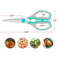 thumbnail image 2 of WELLSTAR Kitchen Scissors 2-Piece Set Stainless Steel Heavy Duty Food Shears, 2 of 9