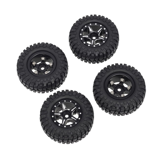 Control remoto llantas de ruedas de rastrero llantas neumáticos de actualización de la piel Reemplazar las piezas Accesorios Reemplazo para Axial SCX24 90081 Tipo 3 1/18 1/24 Advancent FN001275-03