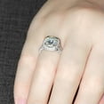thumbnail image 4 of Elegant Women Jewelry 925 Silver Ring Cubic Zircon Engagement Party Gift Sz 6-10, 4 of 7