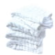 thumbnail image 3 of Muslin Burp Cloths 4 Pack Large 20" by 10" 100% Cotton 6 Layers Extra Absorbent and Soft by, 3 of 5