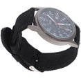 thumbnail image 2 of EeaseMX Reloj de cuarzo para hombre, con calendario, correa de lona, resistente, color negro, 2 of 8
