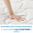 thumbnail image 4 of Queen Mattress, 12 Inch Queen Memory Foam Hybrid Mattress in a Box for Refresh Sleep & Pressure Relief, CertiPUR-US Certified Medium Firm Queen Size Mattresses, 4 of 8