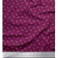 thumbnail image 1 of Soimoi Cotton Cambric Fabric Swirl,Triangle & Floral Artistic Print Sewing Fabric Yard 56 Inch Wide, 1 of 1