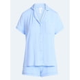 thumbnail image 6 of Joyspun Women’s Sleep Ribbed Modal Notch Top and Shorts Set, 2-Piece, Size XS-XL, 2X-3X, 6 of 6