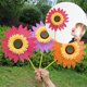thumbnail image 3 of Molino de viento con forma de girasol para patio, césped, fiesta en el jardín, C *щ X8G8, 3 of 6