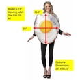 thumbnail image 5 of Rasta Imposta Fried Egg Adult Halloween Costume - One Size, 5 of 5