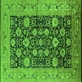 thumbnail image 1 of Ahgly Company Indoor Square Oriental Green Industrial Area Rugs, 8' Square, 1 of 4