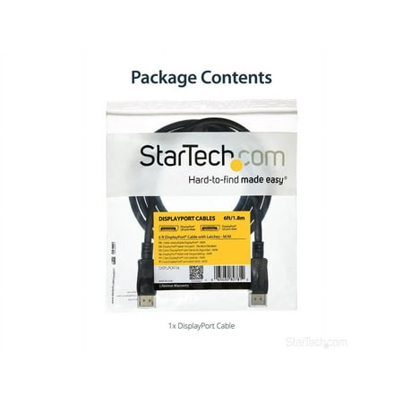 StarTech.com - 5.9' Displayport Cable - Black