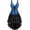 Blue, variant on Corset Bustier 2 Pieces Lingerie for Women Plus Size Burlesque Victorian Costume Black White XS