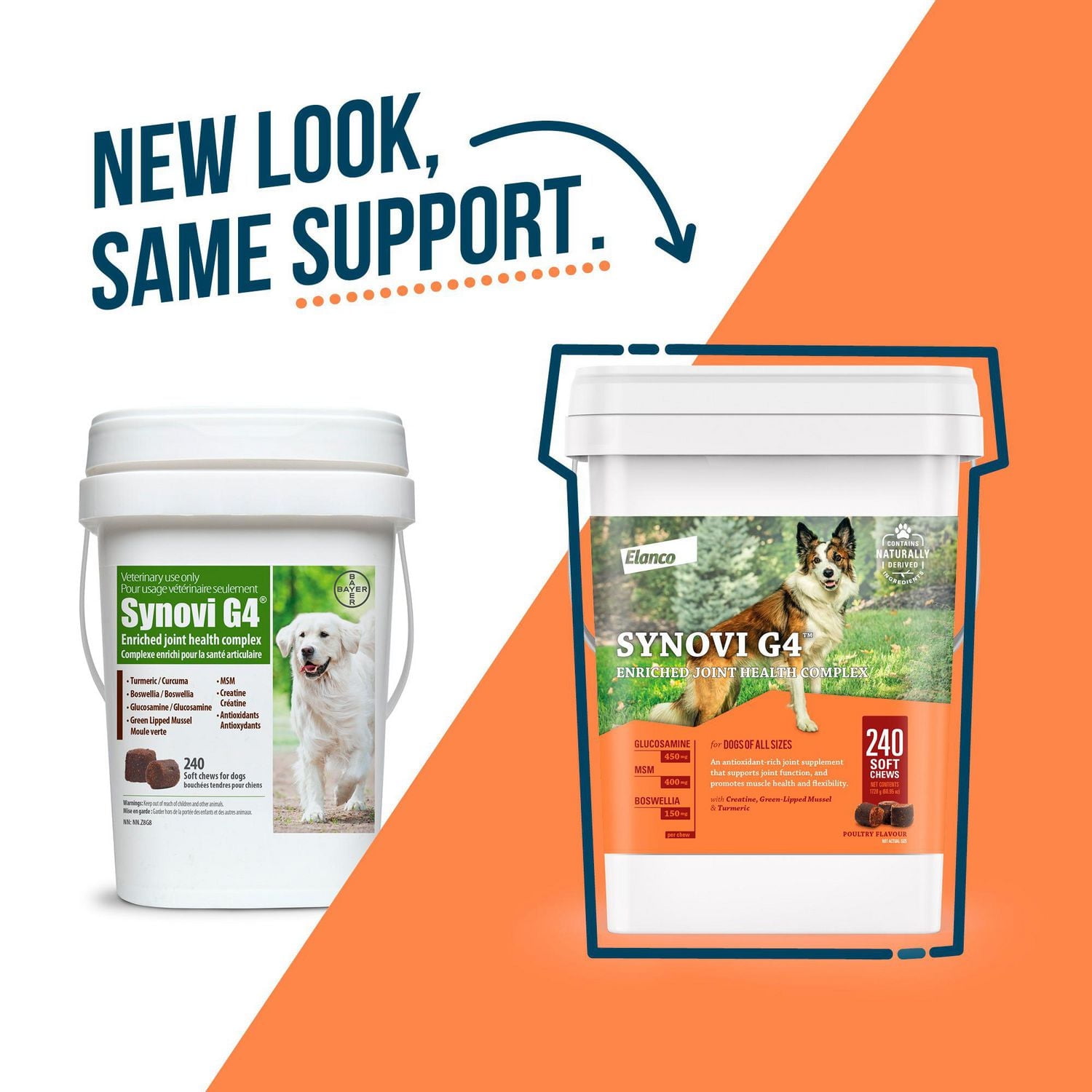 Synovi G4 Dog Joint Supplement Chews for Dogs of All Ages, Sizes and Breeds