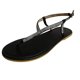 thumbnail image 2 of Zapatos de verano con punta de clip para mujer Sandalias cómodas con diamantes de imitación Pisos Sandalias de playa informales Wmkox8yii  shjk1943, 2 of 4