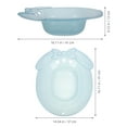 thumbnail image 2 of FONDOTIN Comfortable Sitz Bath Basin Home Plastic Sitz Bath For Pregnant Women Postpartum Care Basin Easy To Clean And, 2 of 7
