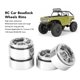 thumbnail image 4 of Llantas de rueda Beadlock para Coche RC, llantas de Aleacio de aluminio de 4 pianas, pianas de repuesto Mejoradas para Coches RC 1/18, 4 of 7