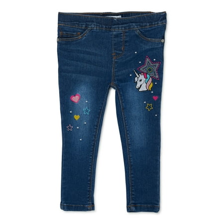 

Wallflower Toddler Girl Denim Jeggings with Embroidery Sizes 2T-4T