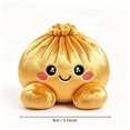 thumbnail image 5 of Big Mystery Dumpling Pillows with Steamed,Cute Plush Stuffed Steamed Bun Squishies Dumpling Giant Dumpling Squeeze Stress Ball for Adults Christmas Party Favors Gifts Home Office Decor-Christmas-16#, 5 of 6