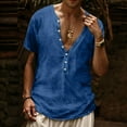 thumbnail image 2 of Men Summer Tops Loose Shirts for Men Layering Tee Long Sleeve 6 Foam Thin Long Sleeves Workout Set Pack Athletic T Shirts 1982 Sleeve Shirt Bulk Short Tee Big Dark Blue 5XL, 2 of 4