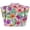 Pink/Orange, variant on Mi Alma Pink Orange Floral Peel & Stick Vinyl Backsplash Tiles 5x5, 24 pcs