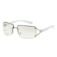 thumbnail image 1 of Gafas cuadradas sin marco retro, dulces y frescas, modernas, Y2K, para chica, hechas de metal, 1 of 5