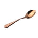 thumbnail image 3 of Cucharita de acero inoxidable para helado, cóctel, café y sopa. Cubiertos para bodas. Oro rosa, 3 of 4