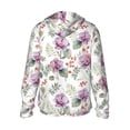 thumbnail image 3 of Fotbe Orchids Flowers Men's Women's UPF 50+ Sun Protection Jacket Hooded Cooling Shirt with Pockets Hiking Outdoor Performance-3X-Large, 3 of 9