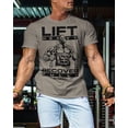 thumbnail image 3 of Gymish Recover Fully Men’s Workout T-Shirt – Funny Gym Shirt, Lifting Tee, Deadlift Fitness and Bodybuilding Top, 3 of 5