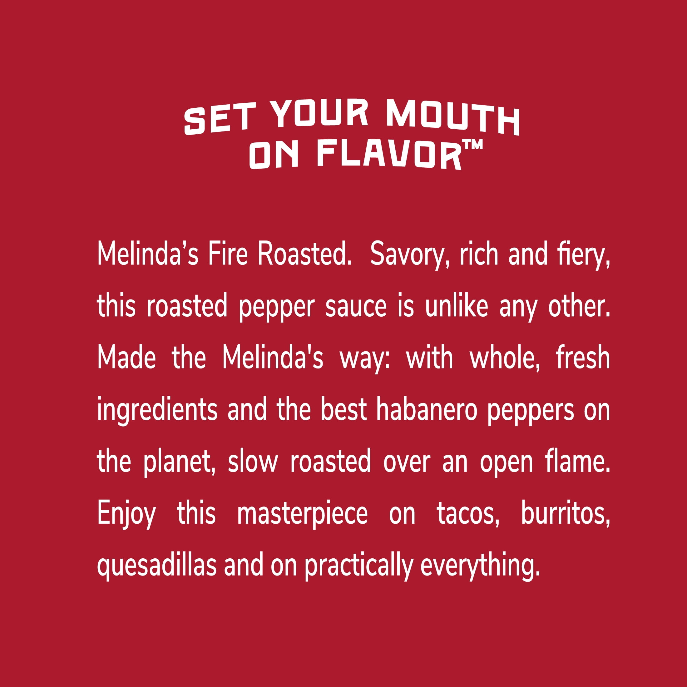(6 pack) Melinda's Fire Roasted Garlic Habanero Hot Sauce, Fresh Vegetable Based, TSA Compliant