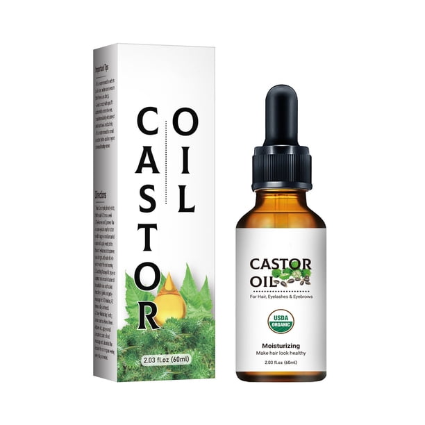 HOT Essential oils Oil Essence Oils For Candles Castor Essential-oil Nourishes And Repairs Dry And Frizzy Hair, Strengthens Hair And Prevent Hair Loss 60ml(buy 2 get 10% off)