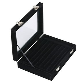 Unique Bargains 1Pc Multiple Ring Box Jewelry Storage Display Stand ...