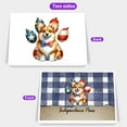 thumbnail image 2 of Patriotic Corgi 4th of July Independence Paws 7x5in Folded Greeting Card Welsh Corgi Dog Lover Gifts Idea Single Note Card with Envelope - 02010, 2 of 5