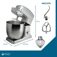thumbnail image 2 of Batidora De Pedestal 12 Lt | Bowl Acero Comercial Industrial 60 Hz 127V | Incluye Tazón y Accesorios | 6 Velocidades, 2 of 5