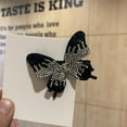 thumbnail image 6 of Diamond Butterfly Rhinestone Hairpin (Hair Jewelry) for Women, 6 of 15